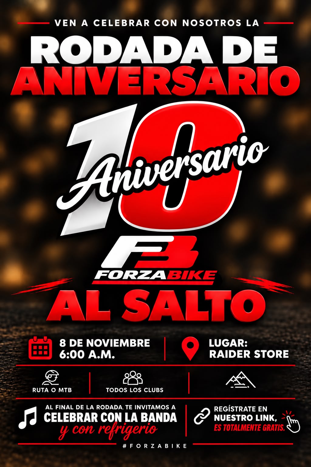 FORZABIKE CELEBRA 10 AÑOS DE HISTORIA